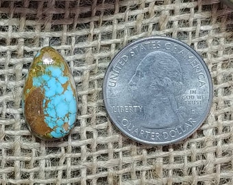 Royston turquoise cabochon; gemstones, jewelry supplies, cabochons, accessories, handmade, hand cut, jewelers, silversmith, jewelry