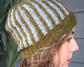 Crochet Pattern:  Elysian Hat, Crochet Hat