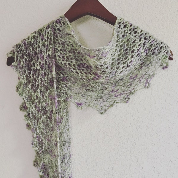 Crochet Pattern:  Soul Flower Scarf