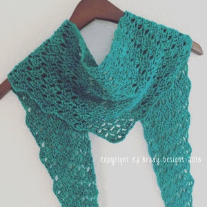 Crochet Pattern:  Finding Calm Scarf
