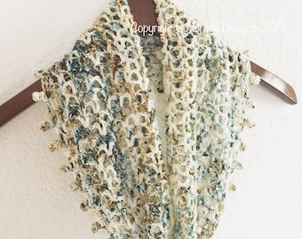 Crochet Pattern:  Find Your Bobbles Cowl, Scarf