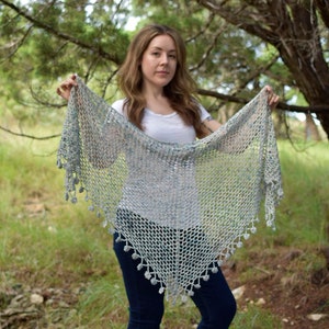 Crochet Pattern:  Secrets of Bees Shawl