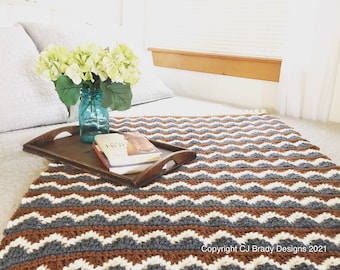 Crochet Pattern:  Magic Within Throw