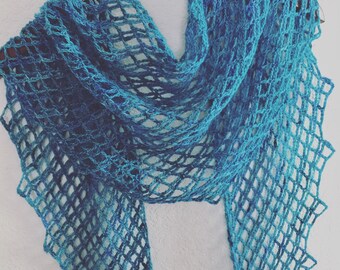 Crochet Pattern:  Inhale Exhale Scarf