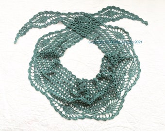 Crochet Pattern:  Fresh Pineapple, Crochet Scarf, Crocheted, Crocheting, Pattern