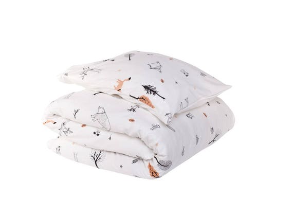 Woodland Designer Baby Bedding White Crib Set Forest Animals - Woodland Forest Animals Baby Bedding Woodland Designer Baby Bedding White Crib Set Forest Animals - Woodland Forest Animals Baby Bedding