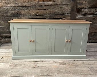 Four Door Sideboard Dresser Cupboard Cabinet Shaker Style, Kitchen and Utility - Made to Measure Service, Colours and Handles
