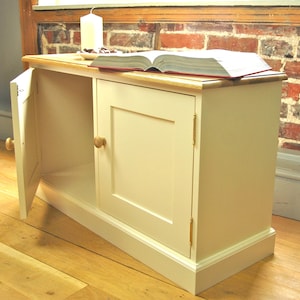 2 Two Door Low Cupboard, Sideboard, Shoe Store, Bench, Choice of Colours.