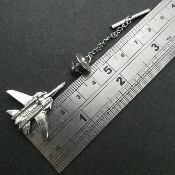 Vintage Fighter Jet Tie Tack Pin, Myers & Suzio A… - image 5