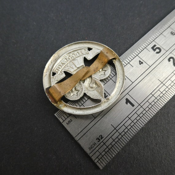 Vintage Boy Scouts Hat Badge, Pre 1967 Seniour Scout … Gem