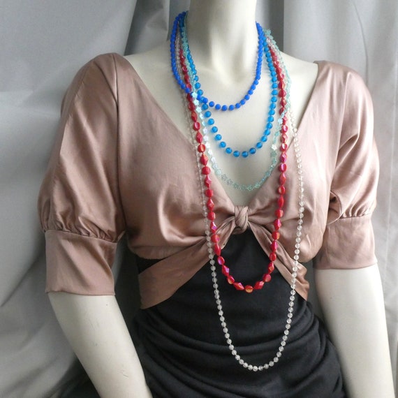 vintage mardi gras necklace