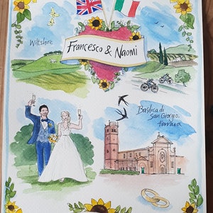 Personalised wedding card image 2