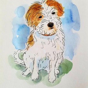 18x12cm pet portrait