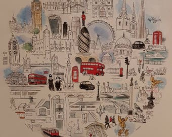 London art print