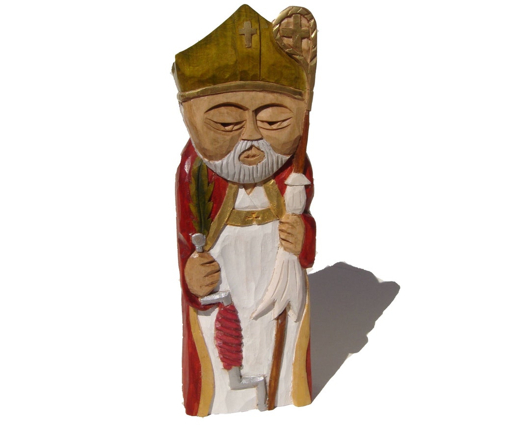 St. ERASMUS or ELMO Patron of Gastrointestinal Problems Etsy