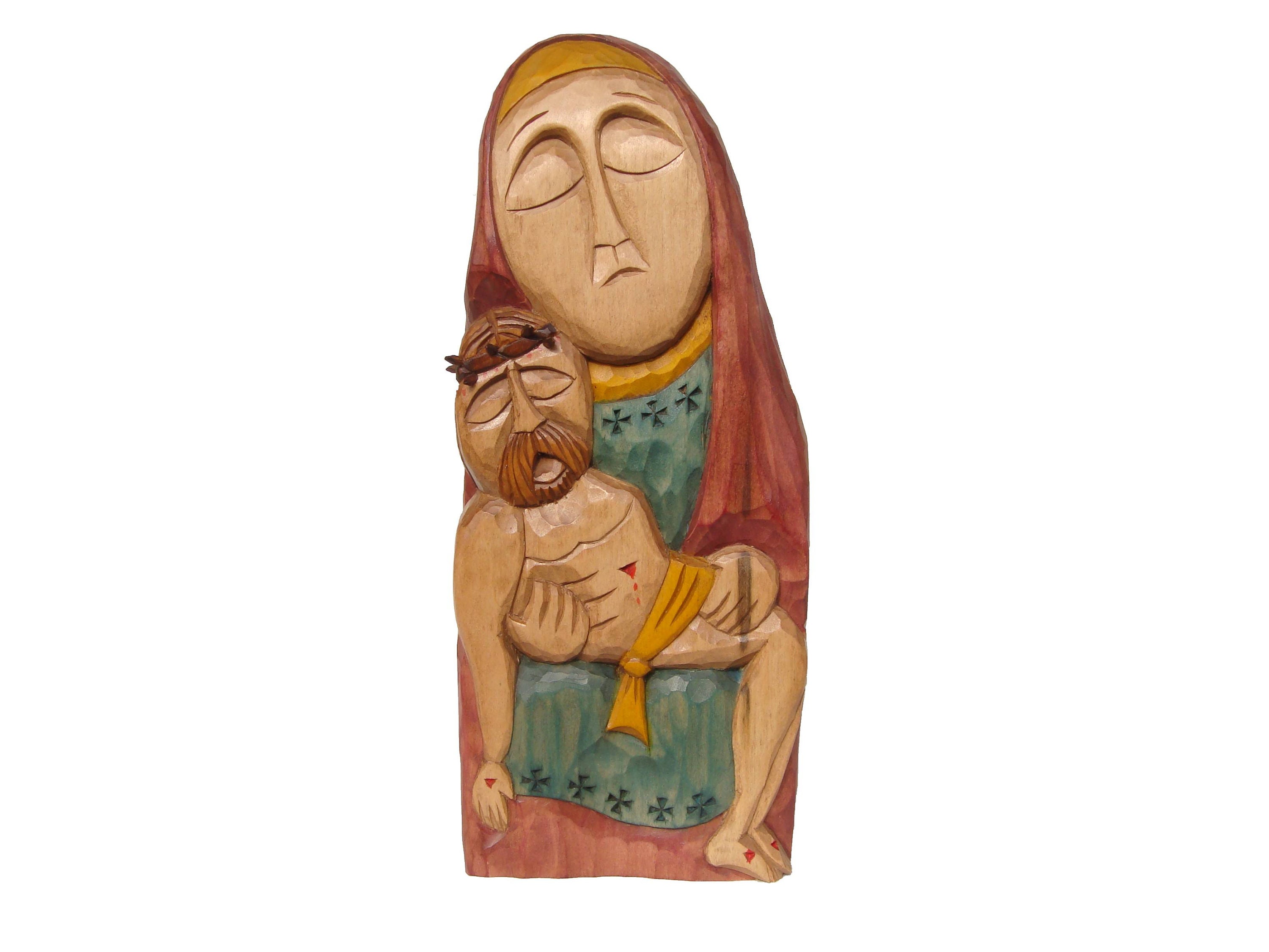 MAAGD MARIA met de dode Jezus op haar schoot PIETA - Etsy Nederland