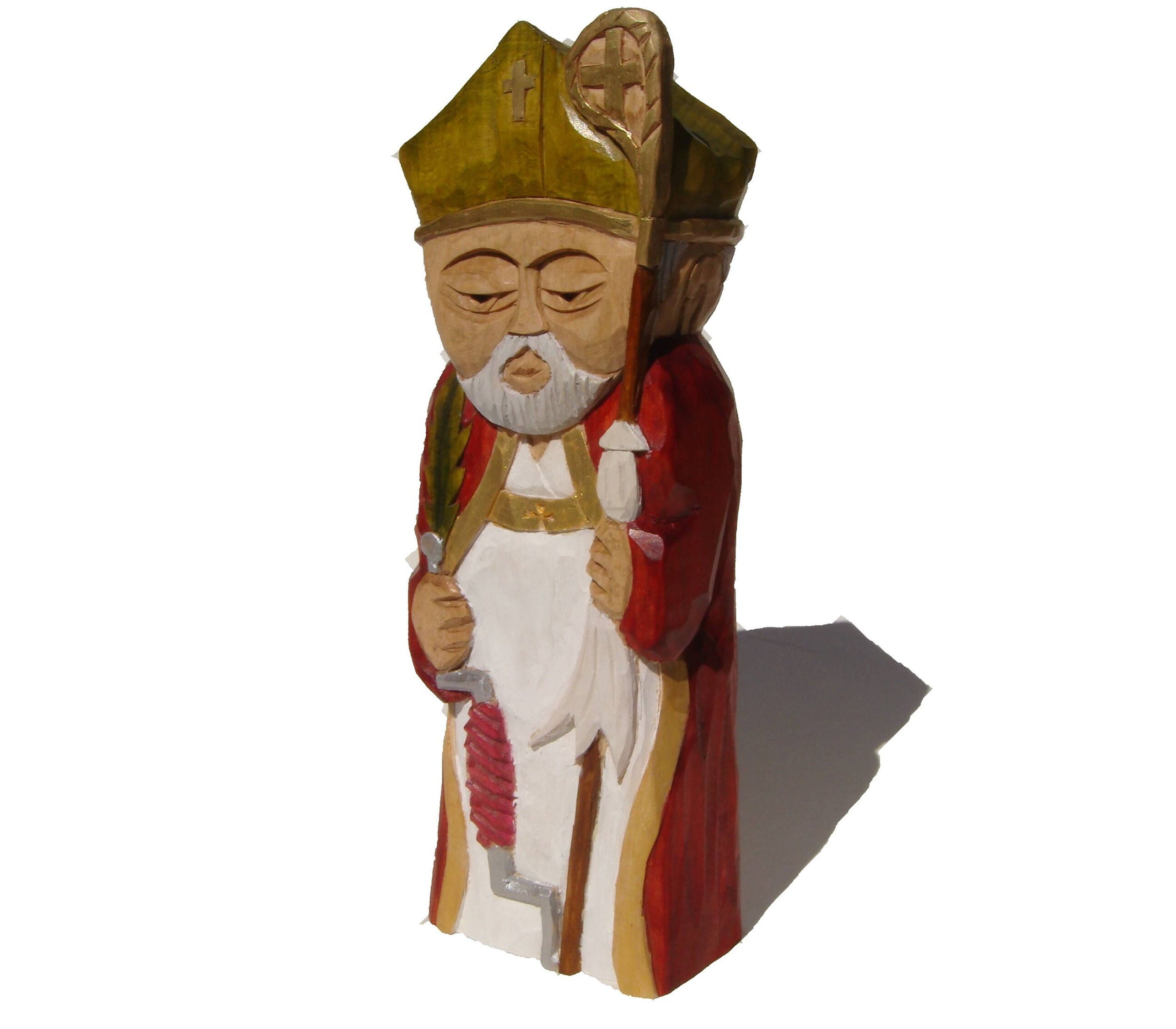 St. ERASMUS or ELMO Patron of Gastrointestinal Problems Etsy