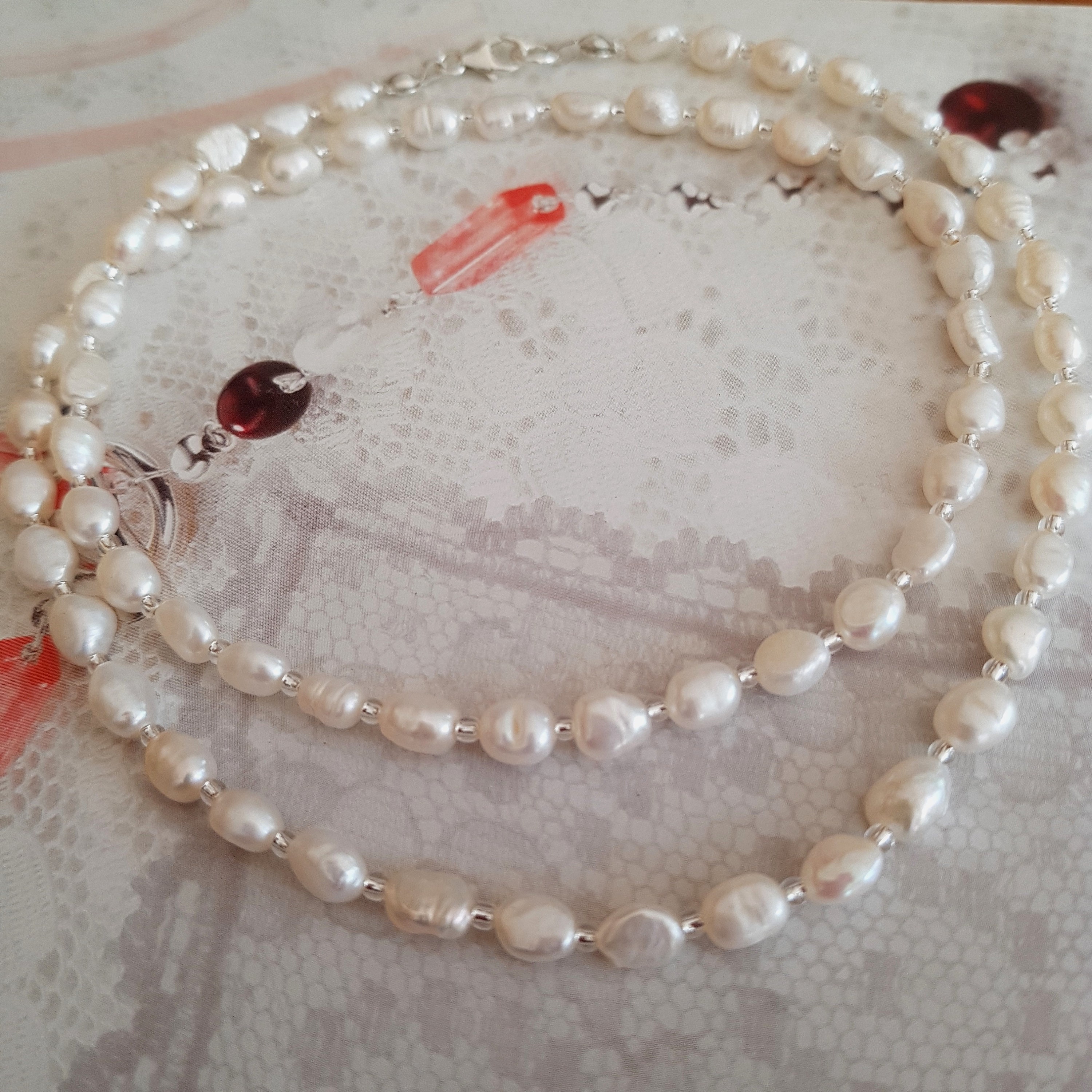 Baroque Freshwater Pearl Necklace Choker Simple Small Real | Etsy UK