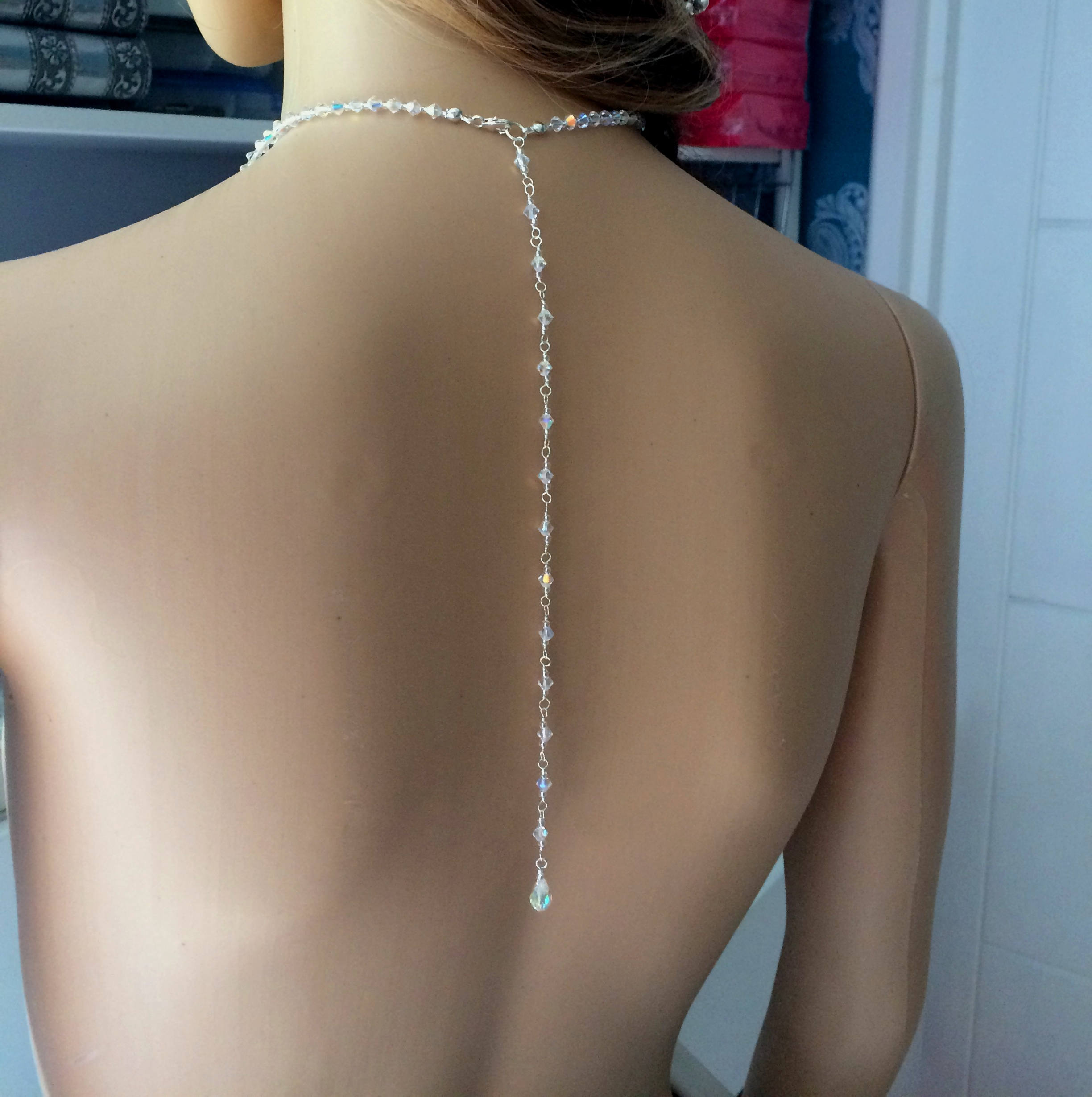 Pearl III Back Necklace – E&E PROJECT
