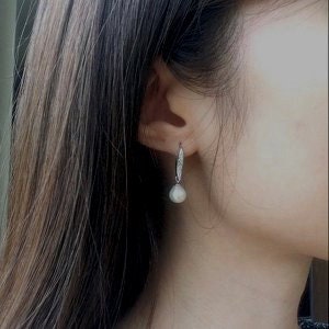 Freshwater Teardrop Pearl Earrings Sterling Silver Pearl Drop | Etsy UK