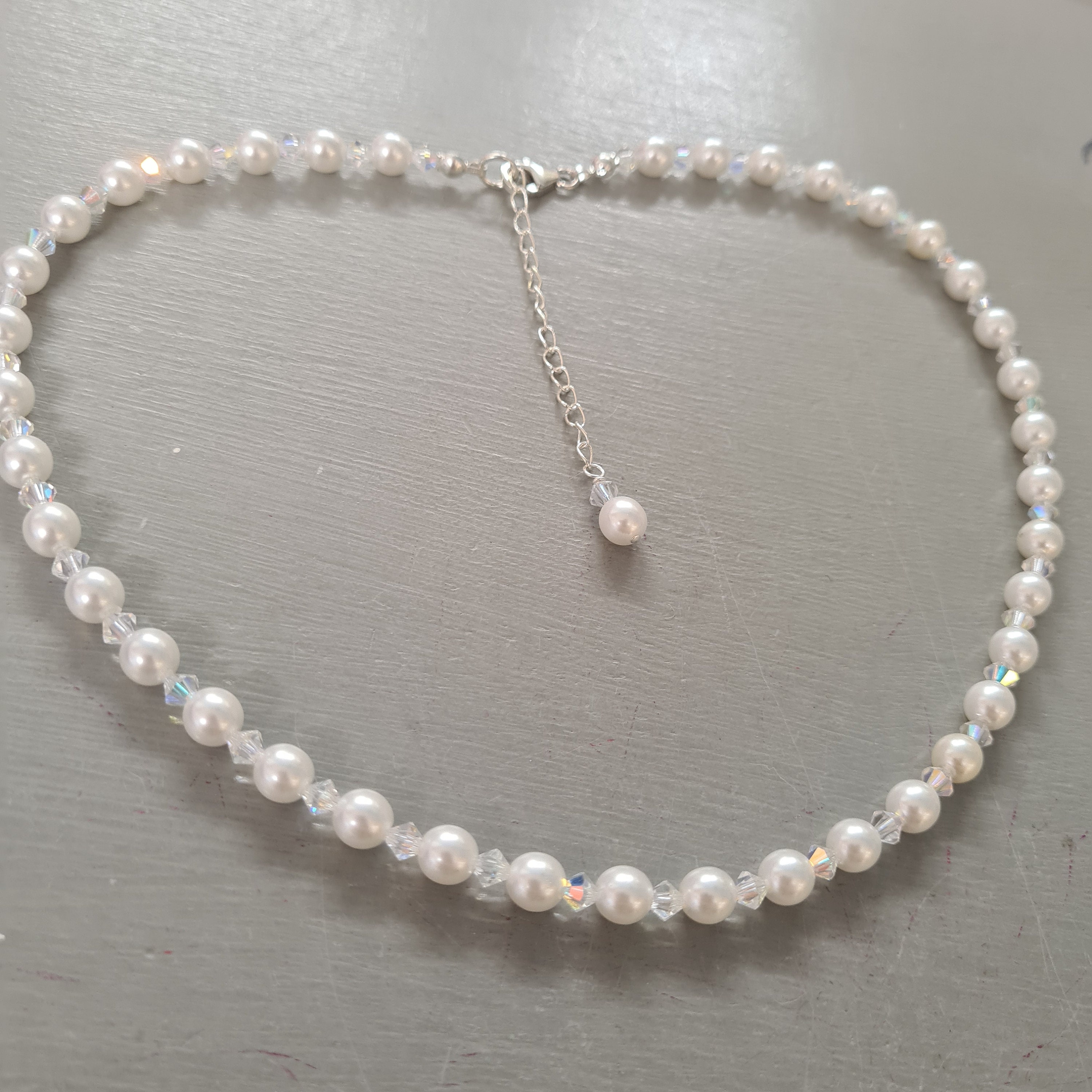 Perlas de perlas de vidrio para fabricación de joyas, perlas