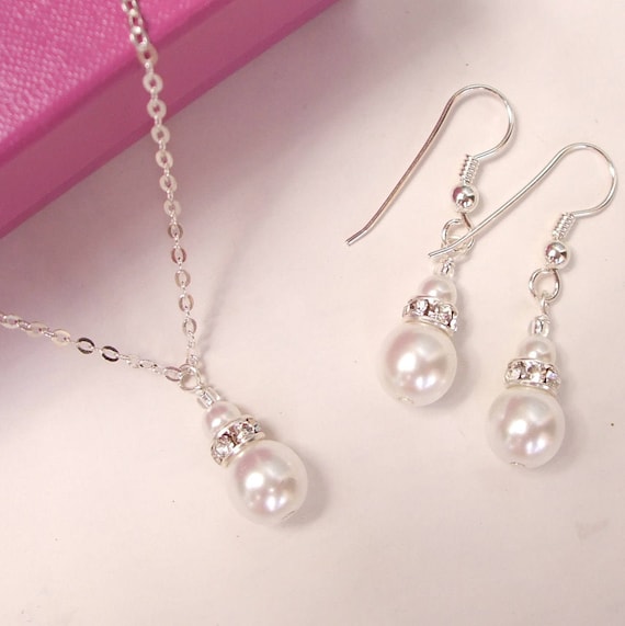 Set F, Diamante Necklace and Earring Set Wedding Party Prom Jewellery | eBay