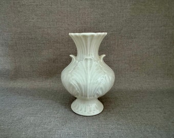 Small LENOX China Bud VASE Embossed Leaf Design made in USA of Ivory Bone China Beautiful Home Decor Accent Gift For Her