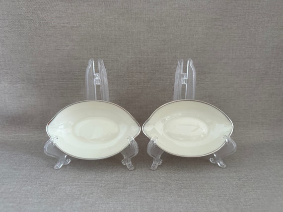 PAIR LENOX Small Dishes Multipurpose for Sauces T… - image 10