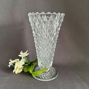 Antique Vintage Decorative Glass Vase - Etsy