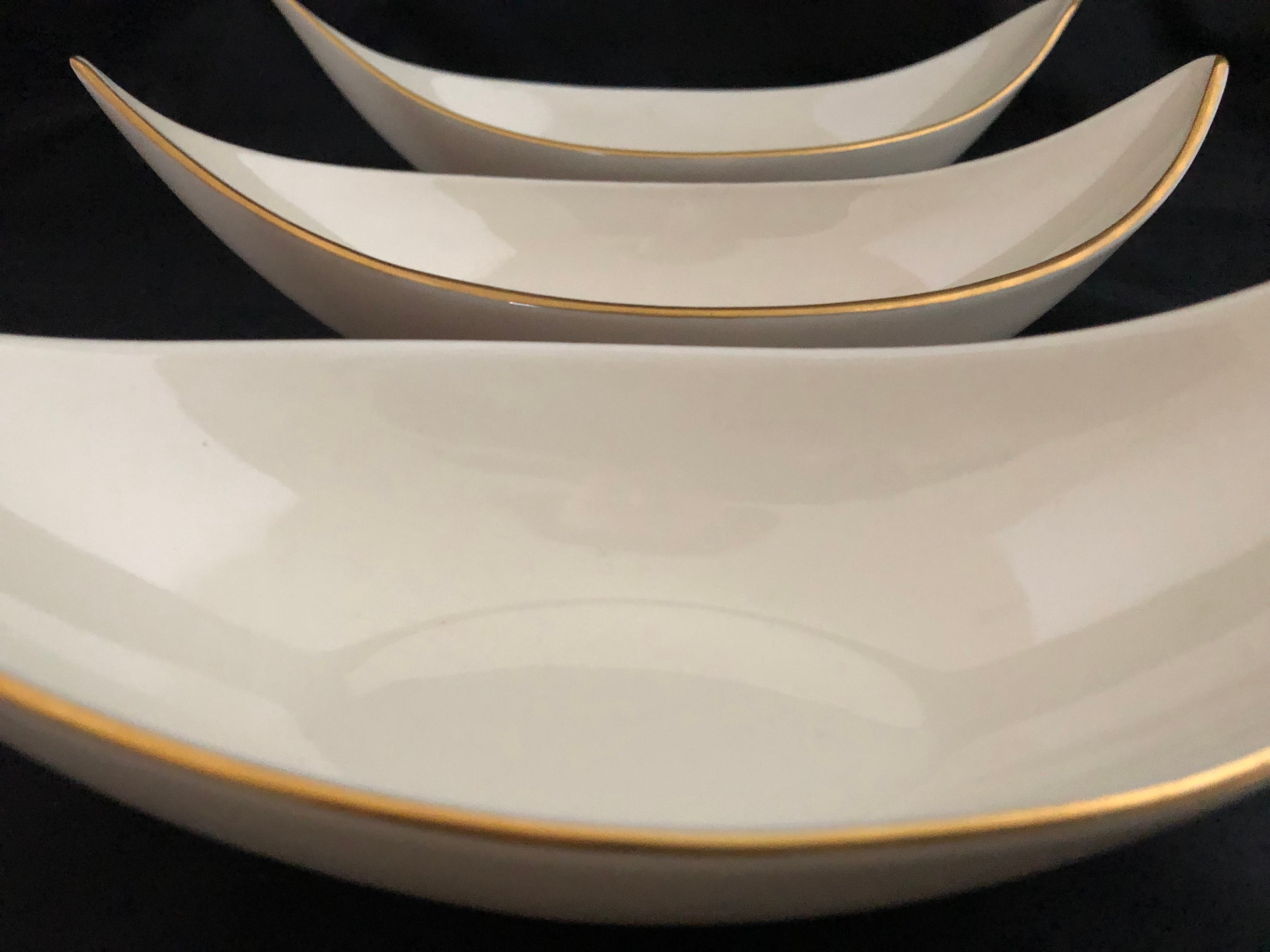 Boat Shaped LENOX China Dish Olympia Ivory w Gold or Platinum Etsy