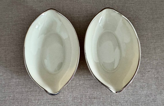 PAIR LENOX Small Dishes Multipurpose for Sauces T… - image 2