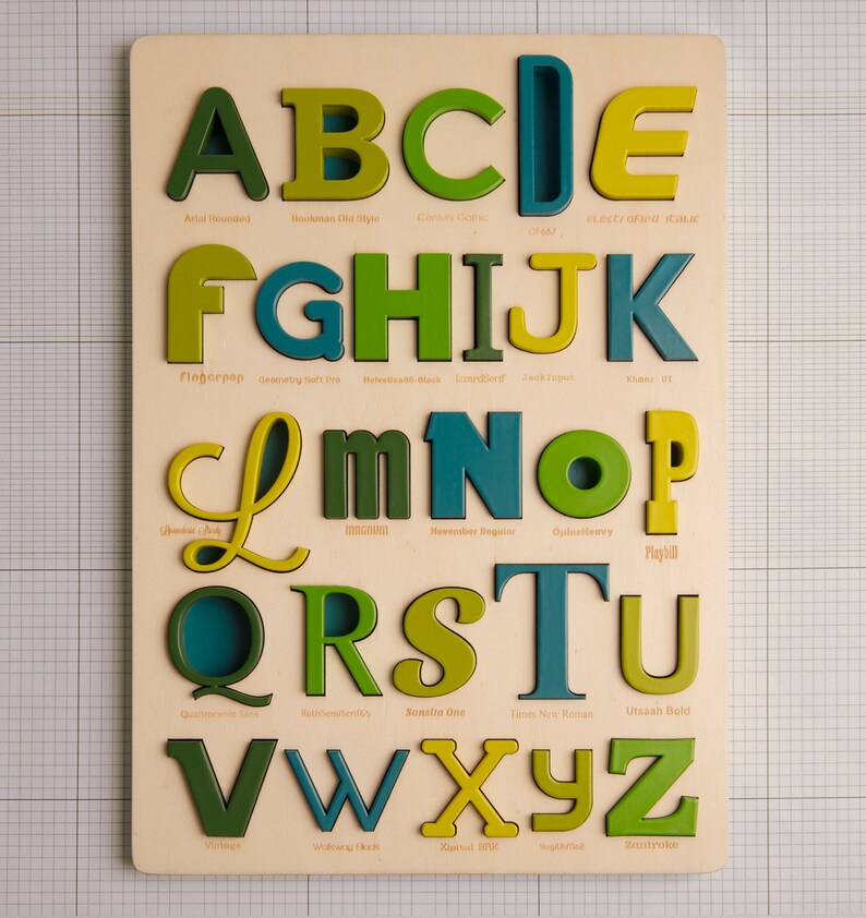 Font Alphabet Puzzle image 4