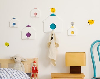 IKhaya Birdhouse clothes hooks + Bumoon stickers