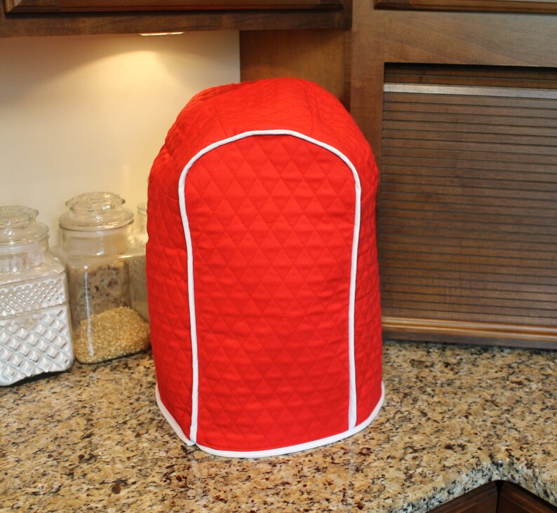 Keurig Coffee Covers 600+ color combos Gift Under 40 Bright RedWhite Trim Shown- Great Gift for BridesMother/'s Day 4 Sizes