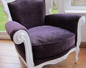 NEW French rococo throne armchair