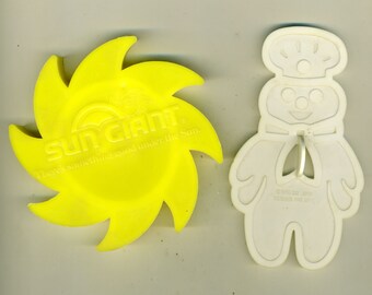 Jif christmas cookies santa cookie cutter Vintage unopened JIF cookie cutter package promo JIF cookie cutter 80s JIF cookie cutter