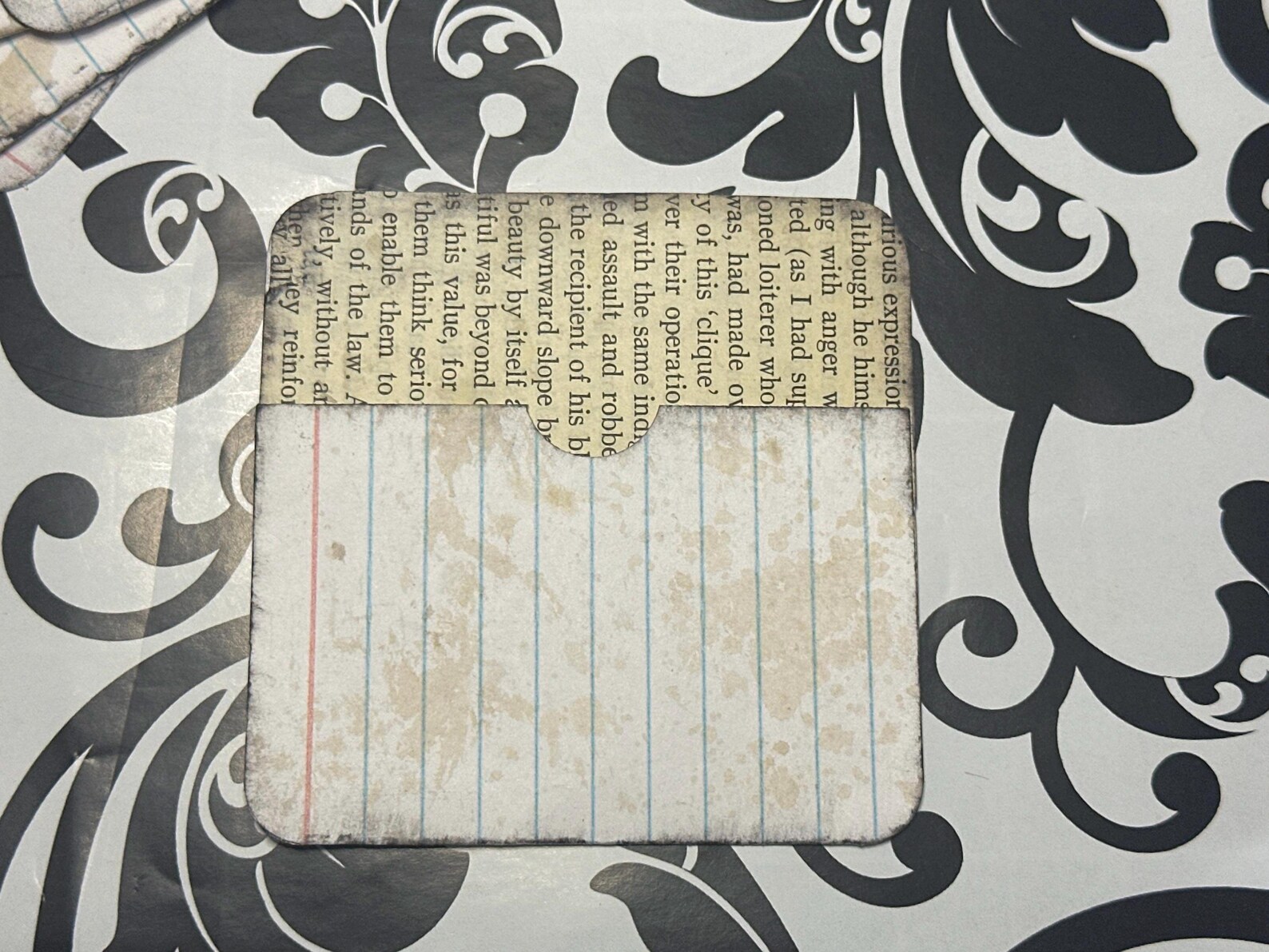 Altered Index Card Pockets 5 Pack, Art, Scrapbooking, Junk Journal ...