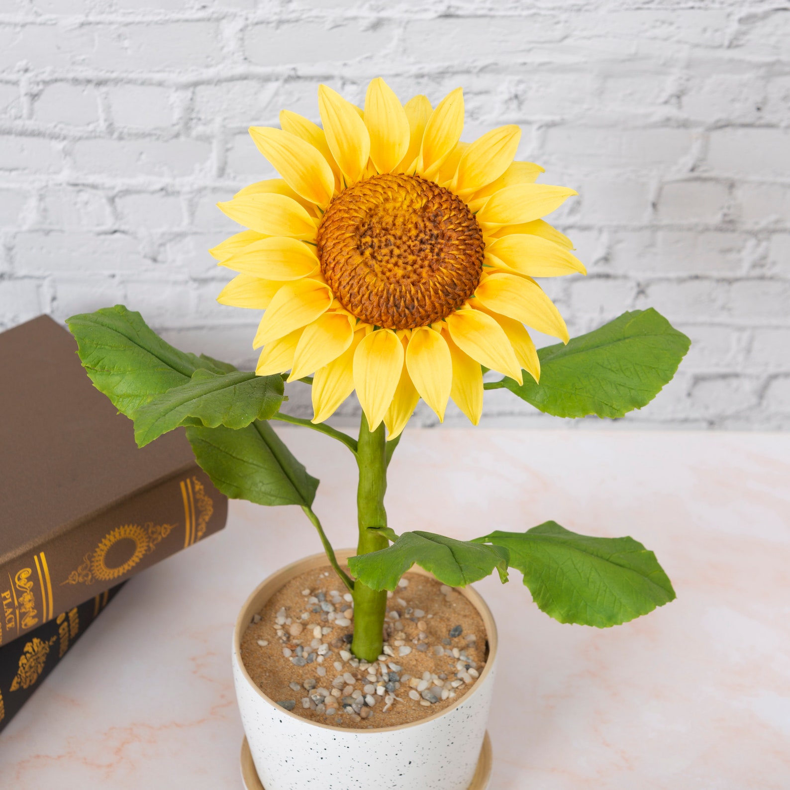 Sunflowers Plants Artificial Sunflower Indoor Planters Etsy