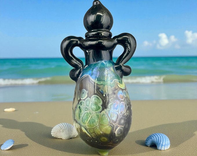 Ancient  Mermaid Tears Vessel Bead