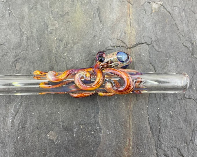 The Azheri Boro Glass Octopus Forever Straw - Made to Order