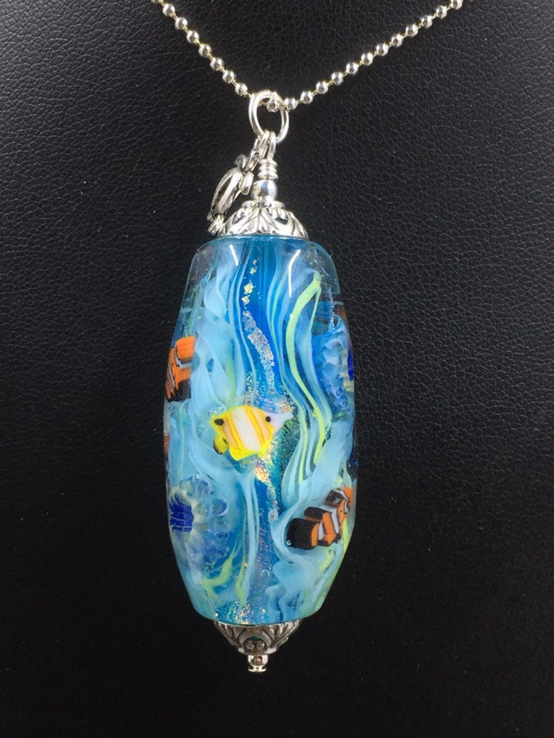 Mermaid Jewelry Underwater Aquarium Blue Ocean Etsy