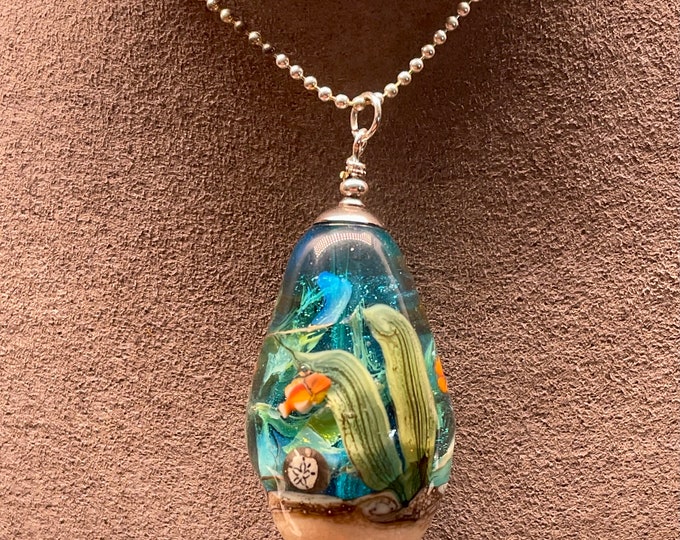 Mermaid Jewelry Underwater Aquarium - Inside Out