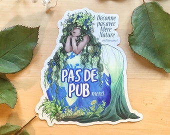 Gaïa - Pub de parada de pegatinas grande - por Neith