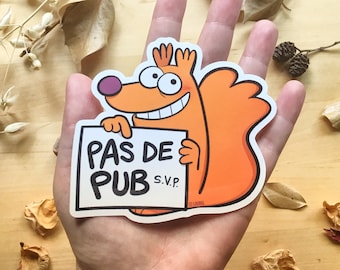 Ardilla - Pegatina de Big Stop Pub - de Laurel