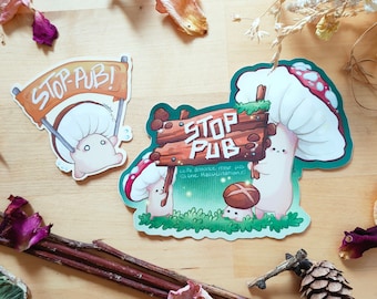 Setas - Pegatinas Stop Pub - de Isabella Quero