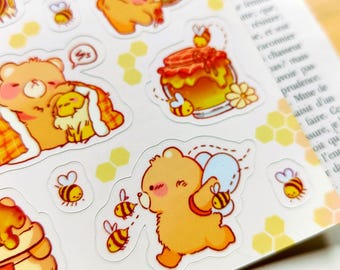 Un lugar para abejas - Hoja de pegatinas A6