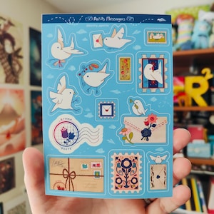 Small Messengers - Stickers sheet A6 size