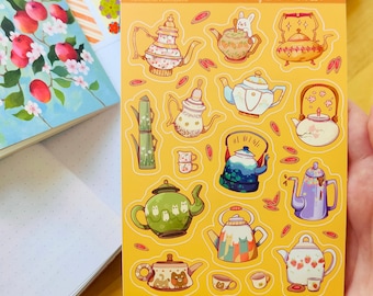 Mignoni-teteras - Hoja de pegatinas formato A6