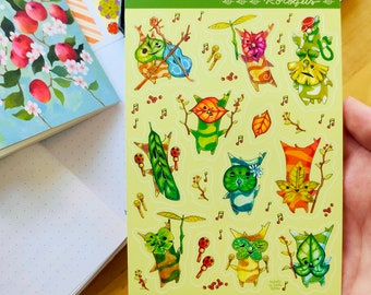 Fanfarria - Hoja de pegatinas formato A6