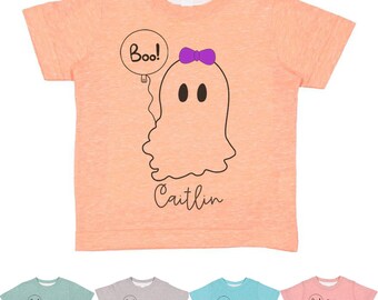 Custom Halloween Girls shirt, Halloween Toddler Shirt, Halloween Kids Shirt, Custom Halloween shirt, Custom Halloween Toddler Shirt, ghost